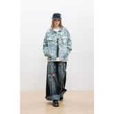 Unisex Jacket Retro Lapels Workwear Jacket for Men and Women Jacket